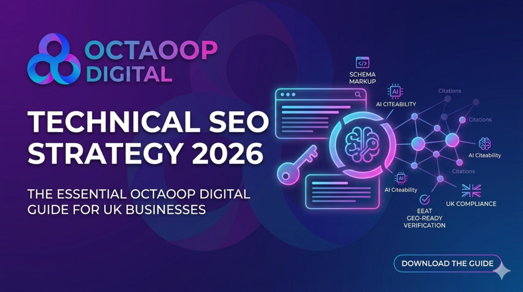 Technical SEO Strategy 2026 roadmap and AI-ready solutions by Octaoop Digital for UK businesses